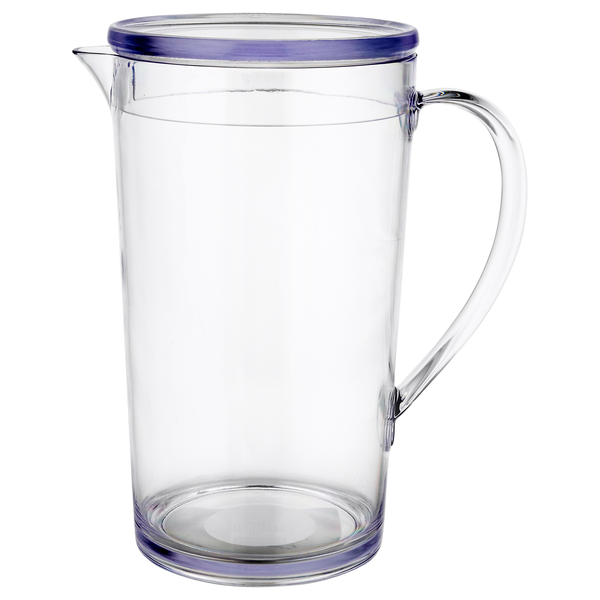 Smart Living Pitcher with Lid Clear with Purple