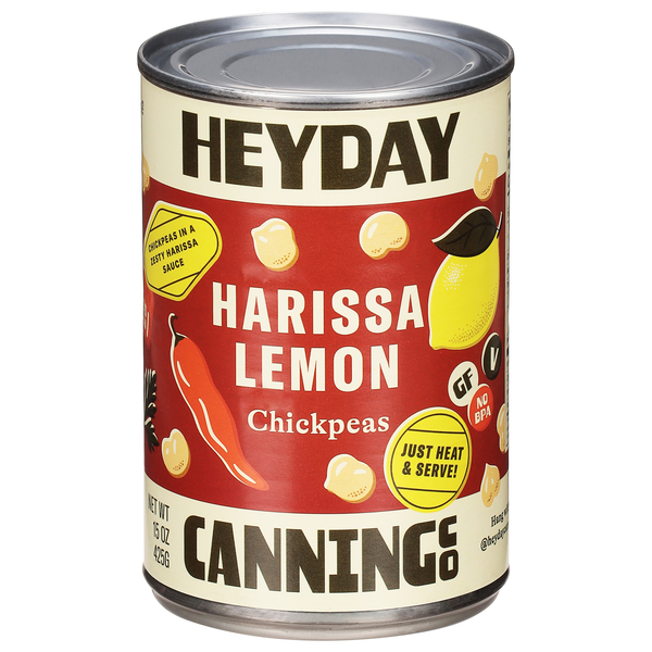 Heyday Canning Co. Harissa Lemon Chickpeas