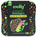 Welly Glow-in-the-Dark Flex Fabric Bandages Assorted
