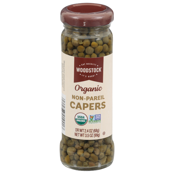 Woodstock Organic Non-Pareil Capers