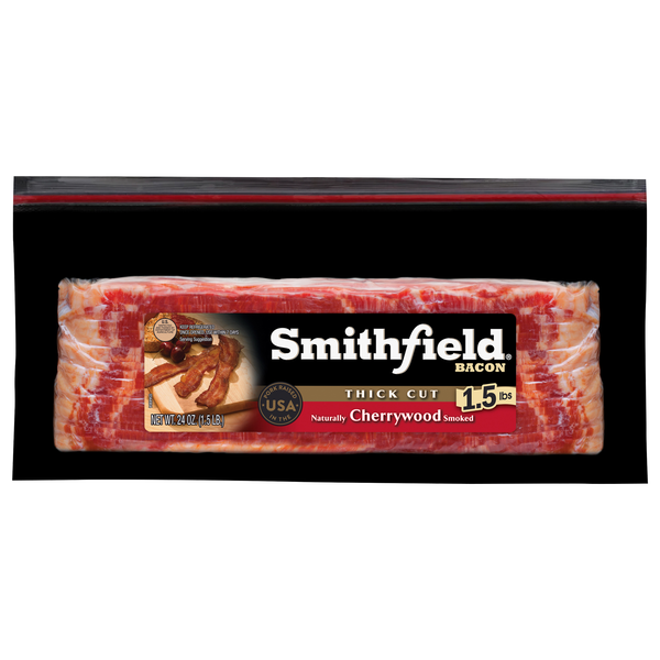 Smithfield Cherrywood Smoked Thick Cut Bacon Sliced