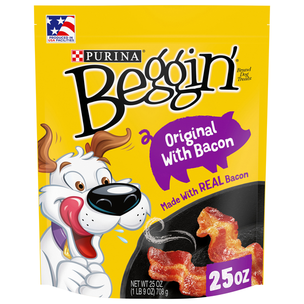 Purina Beggin' Strips Original with Bacon Flavor Dog Treats