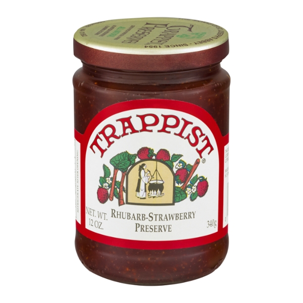 Trappist Rhubarb-Strawberry Preserves
