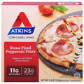 Atkins Low Carb Stone Fired Pepperoni 23g Protein Pizza Frozen