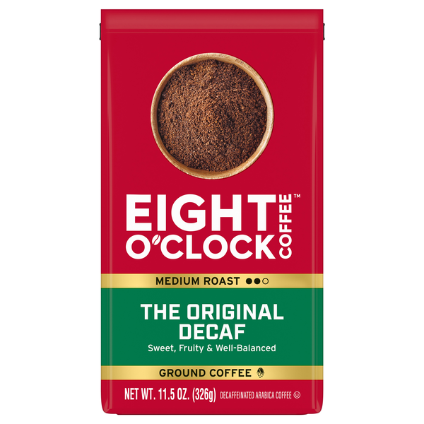 Eight O'Clock Decaf Medium Roast Ground Coffee
