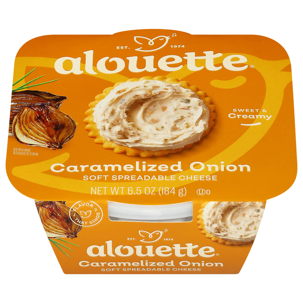Alouette Caramelized Onion Soft Spreadable Cheese
