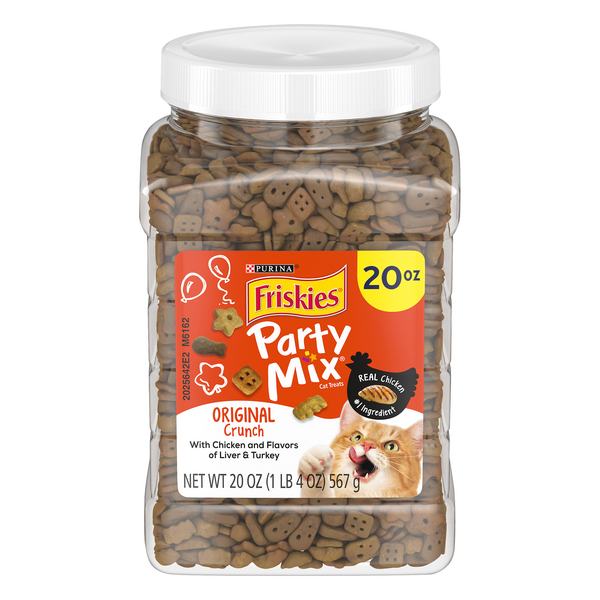 Save on Purina Friskies Party Mix Cat Treats Crunch Original Order
