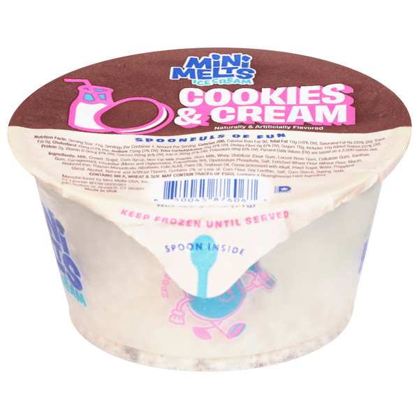 Mini Melts Cookies & Cream Ice Cream