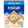 Triscuit Vegan Original w/Sea Salt Whole Grain Wheat Crackers Party Size