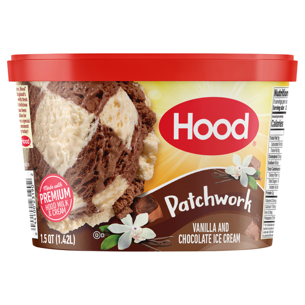 Hood Patchwork Vanilla & Chocolate Ice Cream