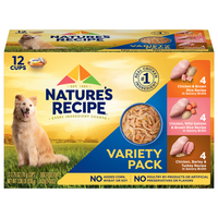 Nature's Recipe Variety Pack Adult Wet Dog Food - 12 ct