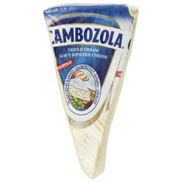 Cambozola Triple Cream Soft Ripened Cheese Wedge