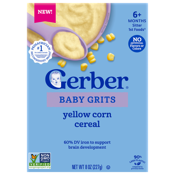 Gerber Baby Grits Yellow Corn Cereal