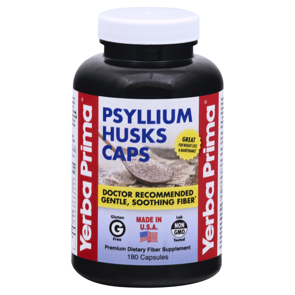 Yerba Prima Psyllium Husks Capsules