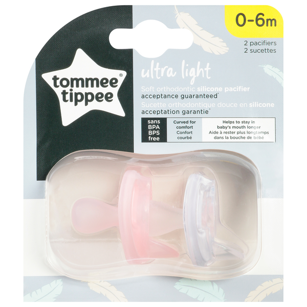Save on Tommee Tippee Ultra Light Soft Orthodontic Silicone Pacifier