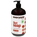 Everyone Cedar + Citrus 3-in-1 Soap Body Wash Bubble Bath & Shampoo Pump
