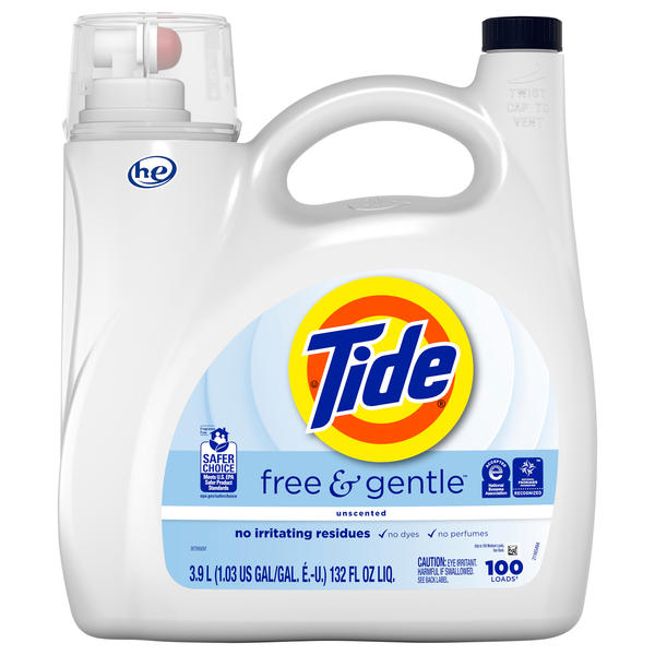 Tide Free & Gentle Laundry Detergent Liquid