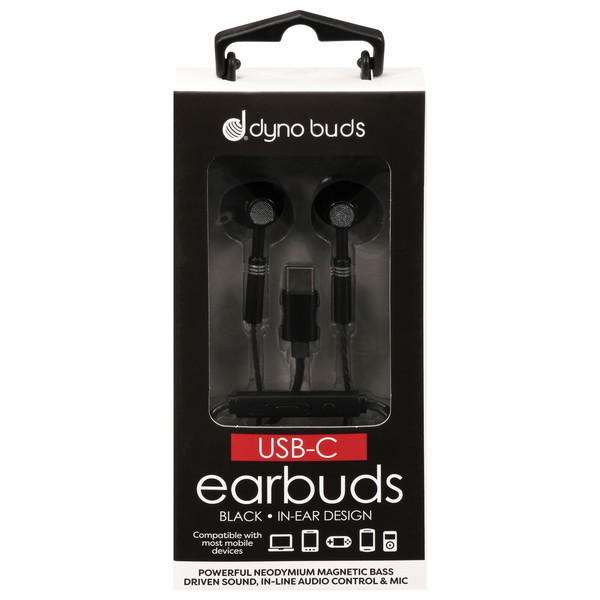 Dyno Buds USB-C Earbuds Black