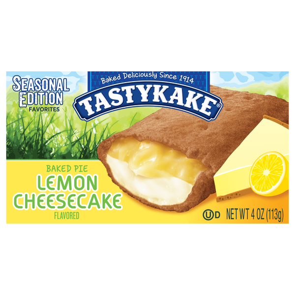 Tastykake Pie Baked Lemon Cheesecake Seasonal Edition