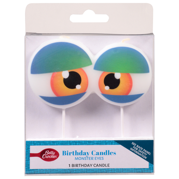 Betty Crocker Monster Eyes Birthday Candles