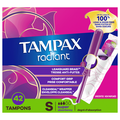 Tampax Radiant Unscented Super Tampons