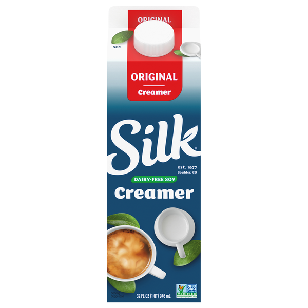 Silk Dairy Free Original Soymilk Coffee Creamer