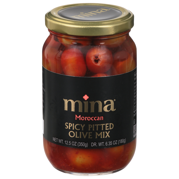Mina Moroccan Spicy Pitted Olives Mix Marinated