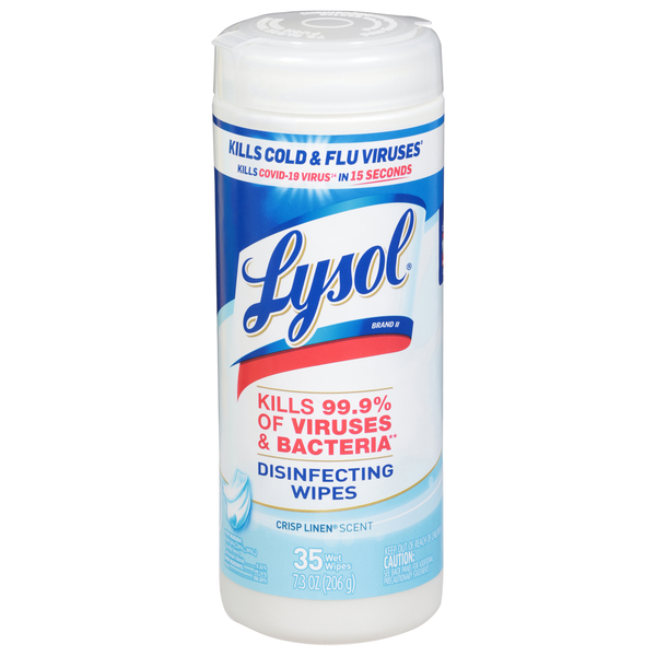 Lysol Crisp Linen Disinfecting Wipes