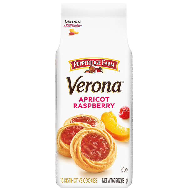 Pepperidge Farm Apricot Raspberry Verona Cookies - 18 ct