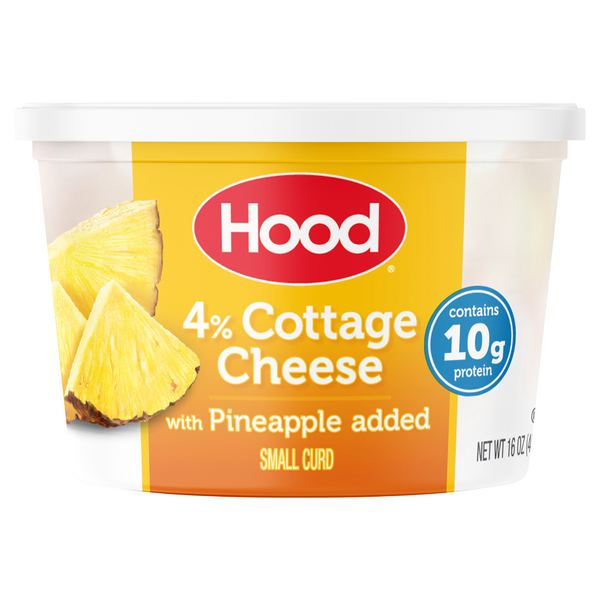Hood 4% Small Curd Cottage Cheese with Pineapple