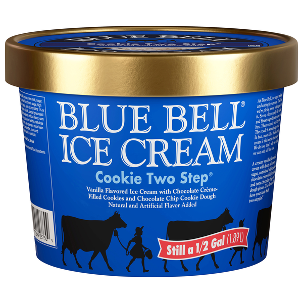 Blue Bell Cookie Two Step Ice Cream