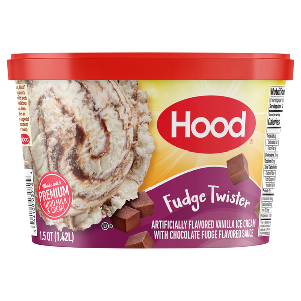 Hood Fudge Twister Ice Cream