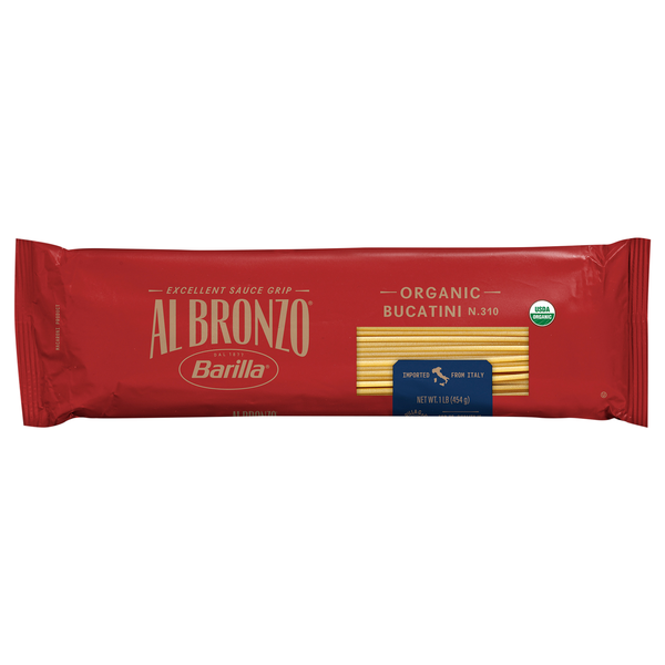 Barilla Al Bronzo Organic Bucatini Pasta