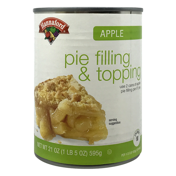 Hannaford Apple Pie Filling & Topping