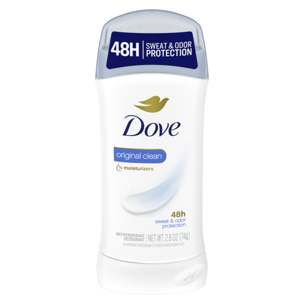 Dove Original Clean Antiperspirant Deodorant Invisible Solid