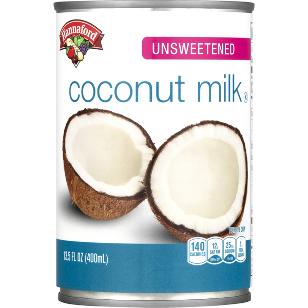 Hannaford Unsweetened Coconut Milk