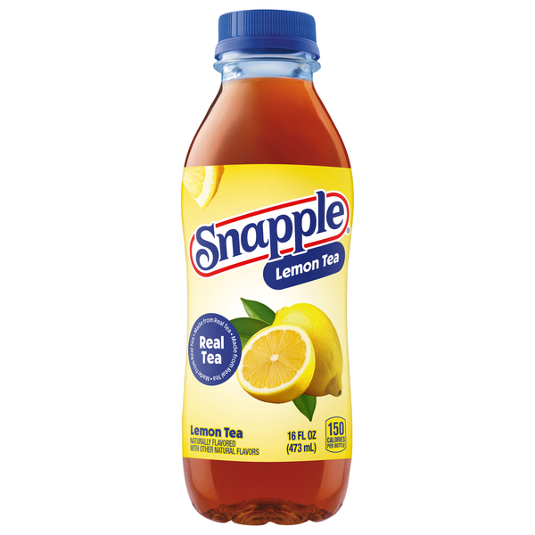 Snapple All Natural Lemon Flavored Iced Tea Plastic