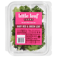 Little Leaf Farms Baby Red & Green Leaf Lettuce Blend