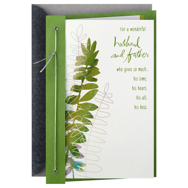 Hallmark Father's Day Card for Husband (A Wonderful Husband & Father)