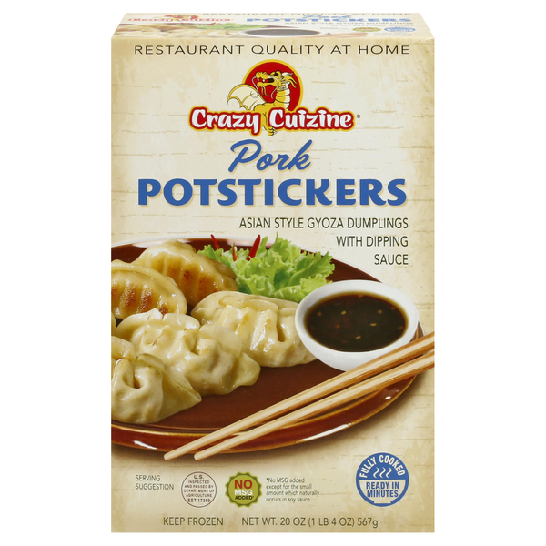 Crazy Cuizine Pork Potstickers Frozen