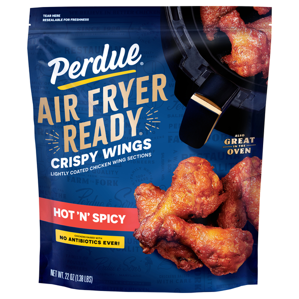 Perdue Air Fryer Ready Hot 'N Spicy Crispy Wings Frozen