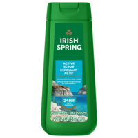 Irish Spring Men Active Scrub Exfoliating Body Wash