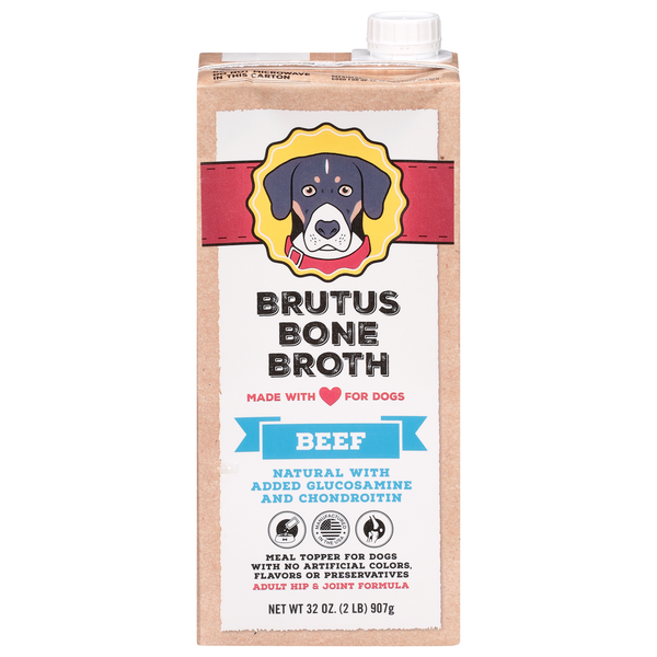 Brutus Beef Bone Broth Hip & Joint Adult Formula for Dogs