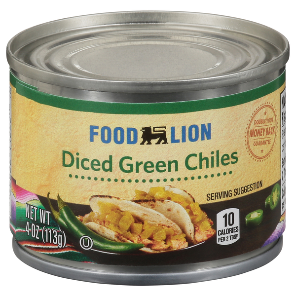 Save on Food Lion Green Chiles Diced Order Online Delivery Food Lion
