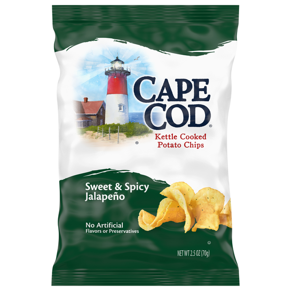 Cape Cod Sweet & Spicy Jalapeno Kettle Cooked Potato Chips