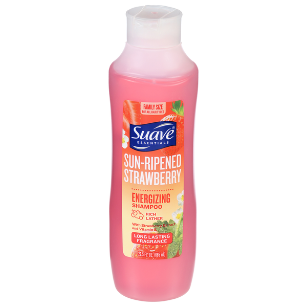 Suave Essentials Energizing Sun-Ripened Strawberry Shampoo Family Size