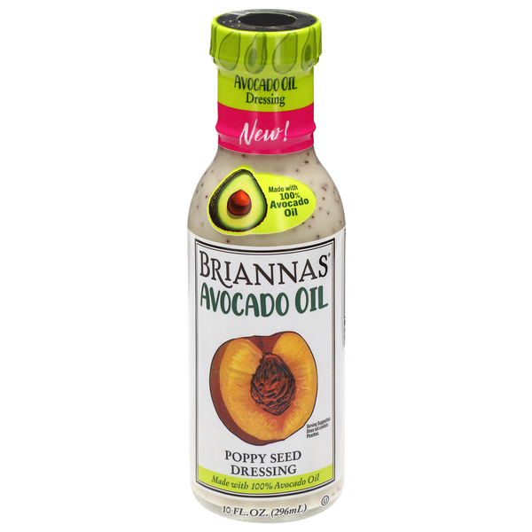 Briannas Avocado Oil Poppy Seed Dressing