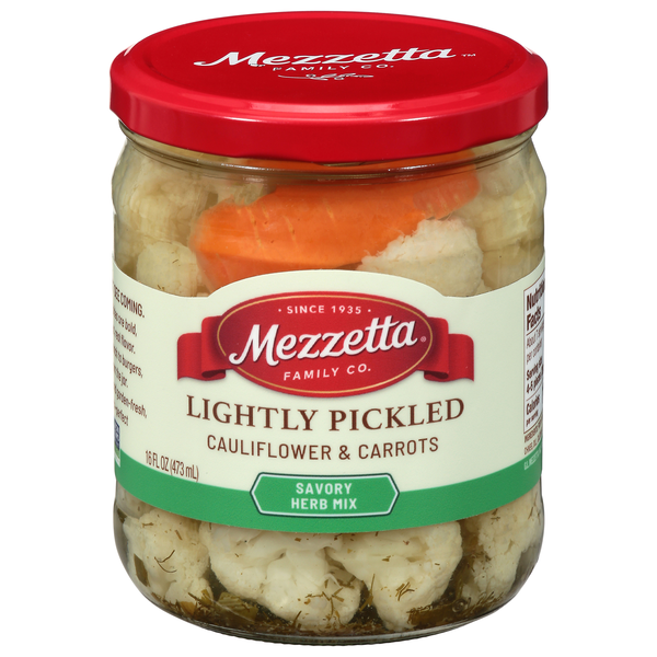 Mezzetta Savory Herb Mix Lightly Pickled Cauliflower & Carrots