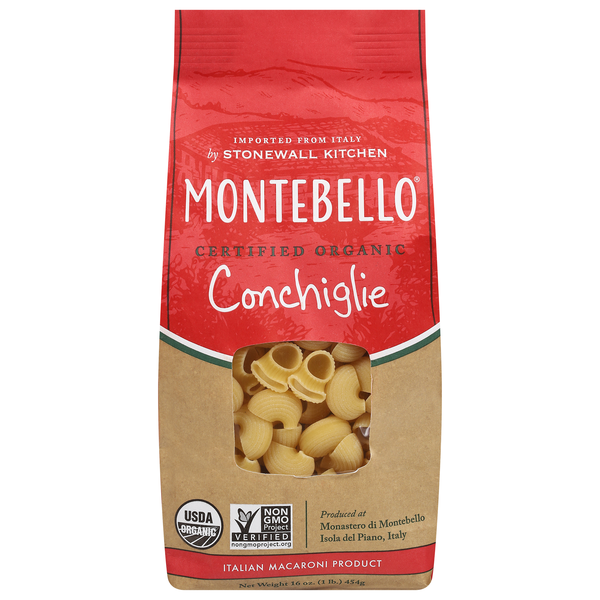 Montebello Imported Organic Conchiglie Pasta