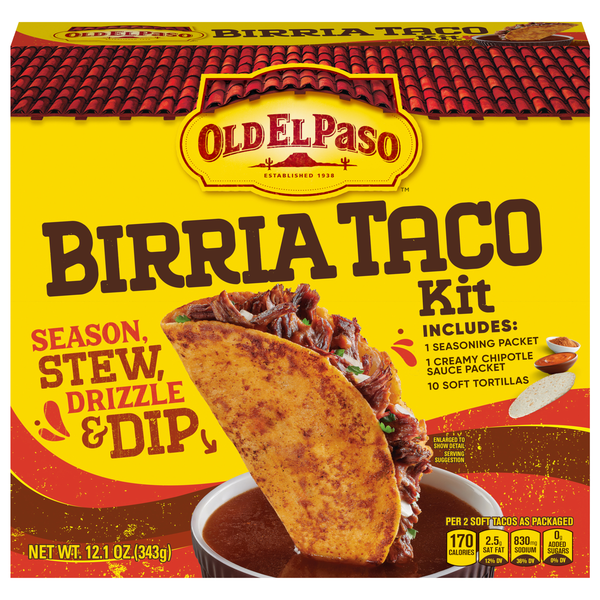 Old El Paso Birria Taco Kit - 10 ct